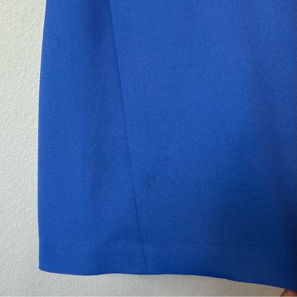 Mother Of The Bride Dress Size Medium Blue Iris Knee Length W Beading Jack Bryan - Picture 8 of 15